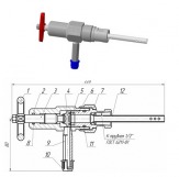 Вентиль пробоотборник вп1 НЕДРАКАМ