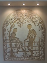 Изготовим настенные рельефные полотна в технике "Сграффито"