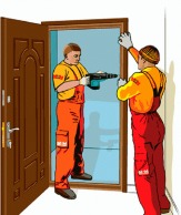 Установка межкомнатных и сейф дверей